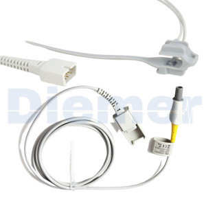 Sensor Spo2 Neonatal Clamp Pulse Oximeter Oxy Pc-50 With Adaptor